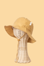 Load image into Gallery viewer, Cotton Sun Hat: Golden Tan / Medium
