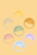 Load image into Gallery viewer, Rainbow Silicone Teether: Pastel Sky

