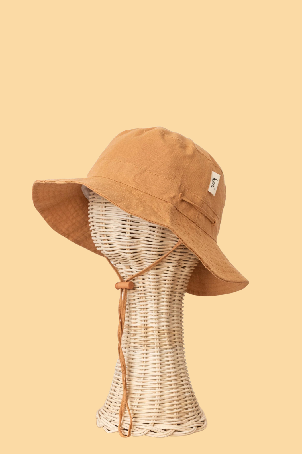 Cotton Sun Hat: Toffee / Medium