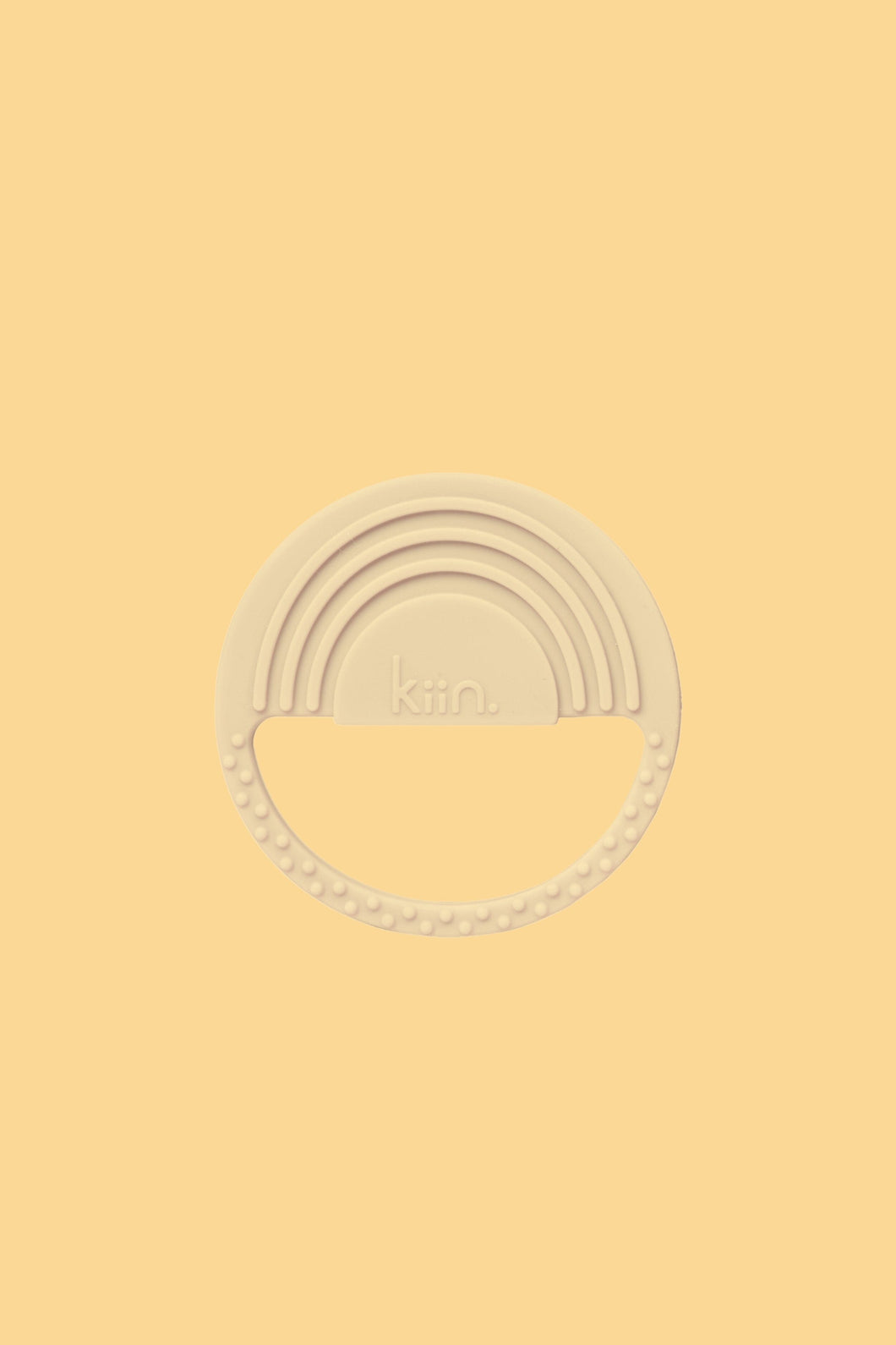 Rainbow Silicone Teether: Vanilla