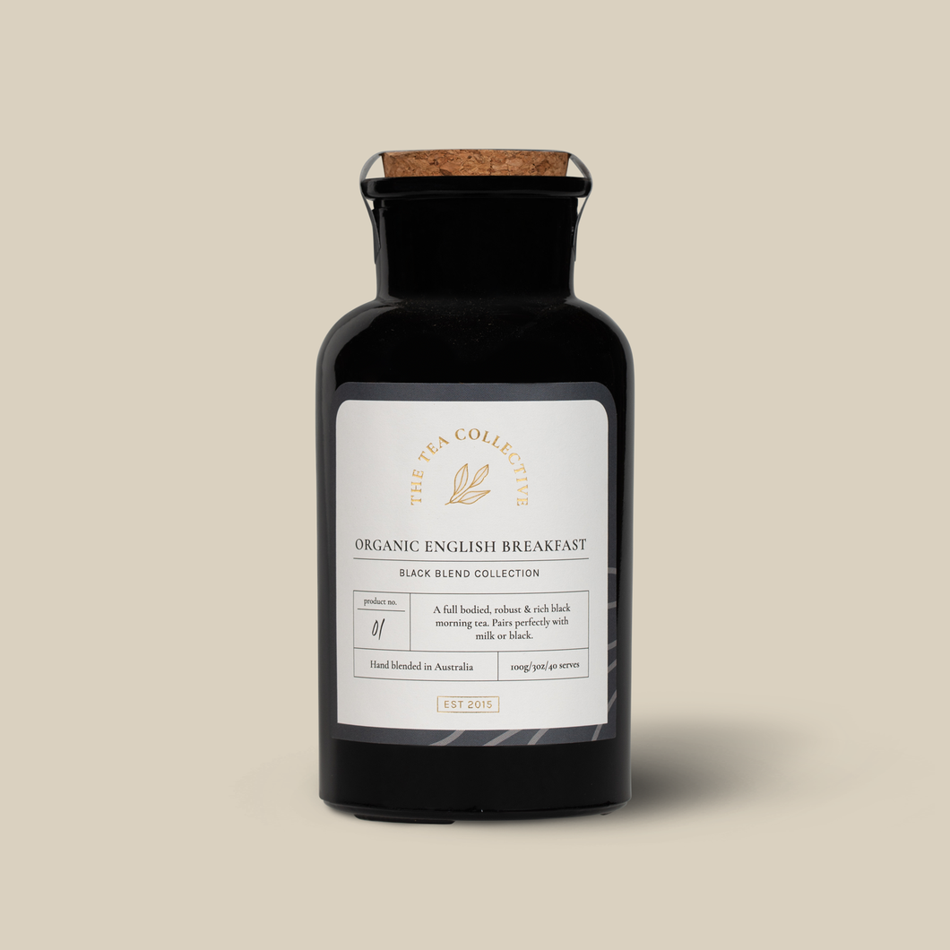 Organic English Breakfast: Boutique Jar + Loose Leaf Tea