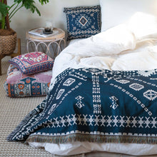 Load image into Gallery viewer, &#39;Blue Moon&#39; Woven Picnic Rug/Throw: Regular 130x160cm
