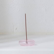 Load image into Gallery viewer, Glass Vessel Incense Holder - Pink
