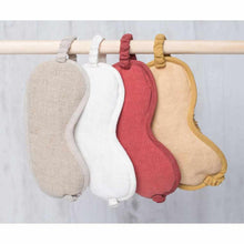 Load image into Gallery viewer, Luca® Linen Eye Mask with Linen Bag - Natural

