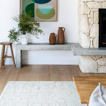 Load image into Gallery viewer, Vincent White Wash Jute: Oversized mat
