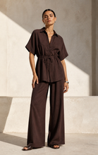 Load image into Gallery viewer, THE SIENNA DRAWSTRING SET -CHOCOLATE
