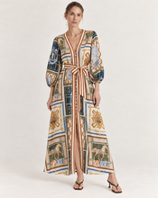 Load image into Gallery viewer, The Sonia Scarf Print Maxi Dress
