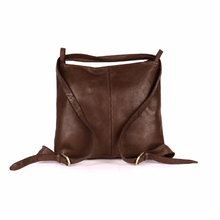 Load image into Gallery viewer, Margot Convertible Leather Bag - Brown
