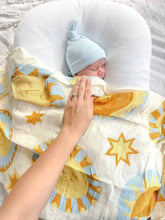 Load image into Gallery viewer, Organic Muslin Swaddle - Sunny Day (Limited Edition): Sunny Day
