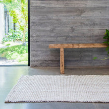 Load image into Gallery viewer, Vincent White Wash Jute: Oversized mat
