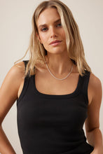 Load image into Gallery viewer, Zaeli Contour Rib Square Neck Tank
