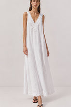 Load and play video in Gallery viewer, Amelie Cotton Lace Maxi Dress
