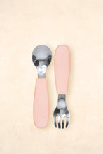 Load image into Gallery viewer, Silicone Cutlery Set: Pastel Sky
