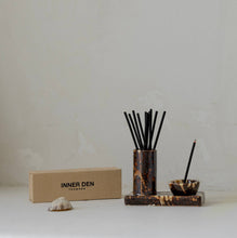 Load image into Gallery viewer, Ceramic Incense Caddy – Chocolate
