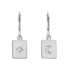 Load image into Gallery viewer, Sterling Silver Celestial Medallion Sleepers
