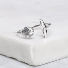 Load image into Gallery viewer, Sterling Silver Treasures of the Sea Ring
