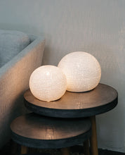Load image into Gallery viewer, DIANNA PORCELAIN SPHERE TABLE LAMP
